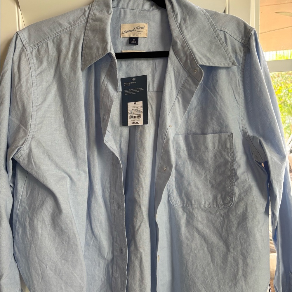 Universal Thread Light Blue Casual Shirt